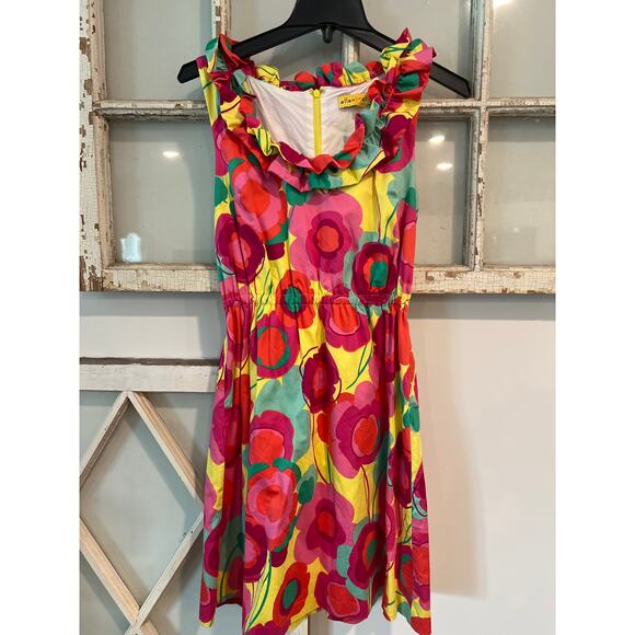 Ellen & Ollie size 4 floral cotton dress - Picture 1 of 3